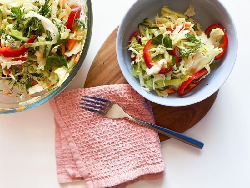 Weißkohlsalat - schnell und lecker - gluvele.de